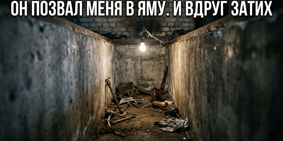 Сосед позвал меня в смотровую яму починить машину. Спустившись, я понял, что он молчал три года не просто так.