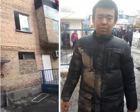 «Он по трубе вскарабкался на второй этаж и вынес девочек»: как 18-летний Арман Бактыбай спас из огня семилетнюю и двухлетнюю сестёр