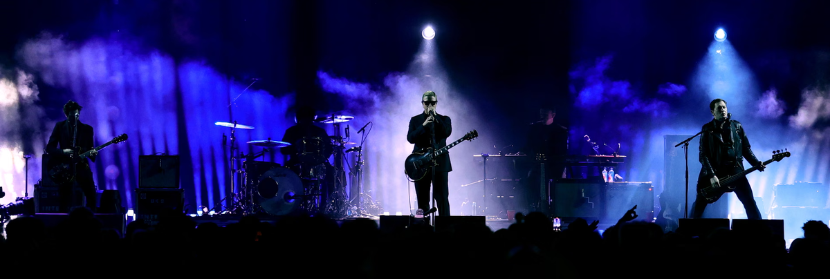 Группа Interpol на фестивале Coachella в Индио, Калифорния, апрель 2026 года. Фото: Артуро Холмс/Getty Images для Coachella