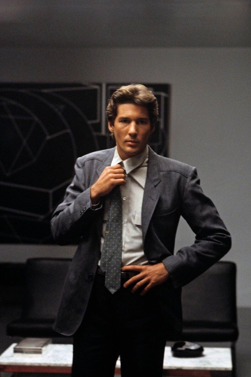 Ричард Гир в American Gigolo носит ранние работы Giorgio Armani
