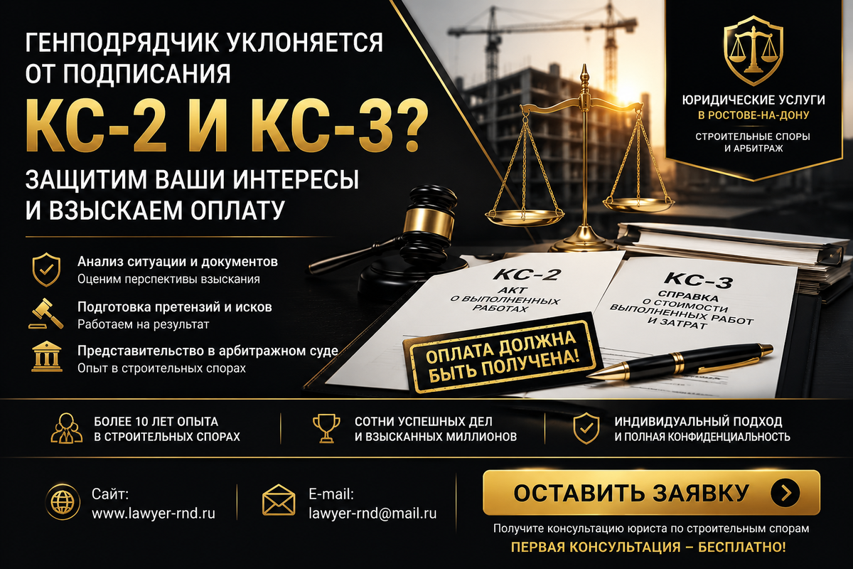 КС-1 и КС-2 — документы, которые часто становятся ключевыми доказательствами в спорах между подрядчиком и заказчиком о выполненных строительных работах.