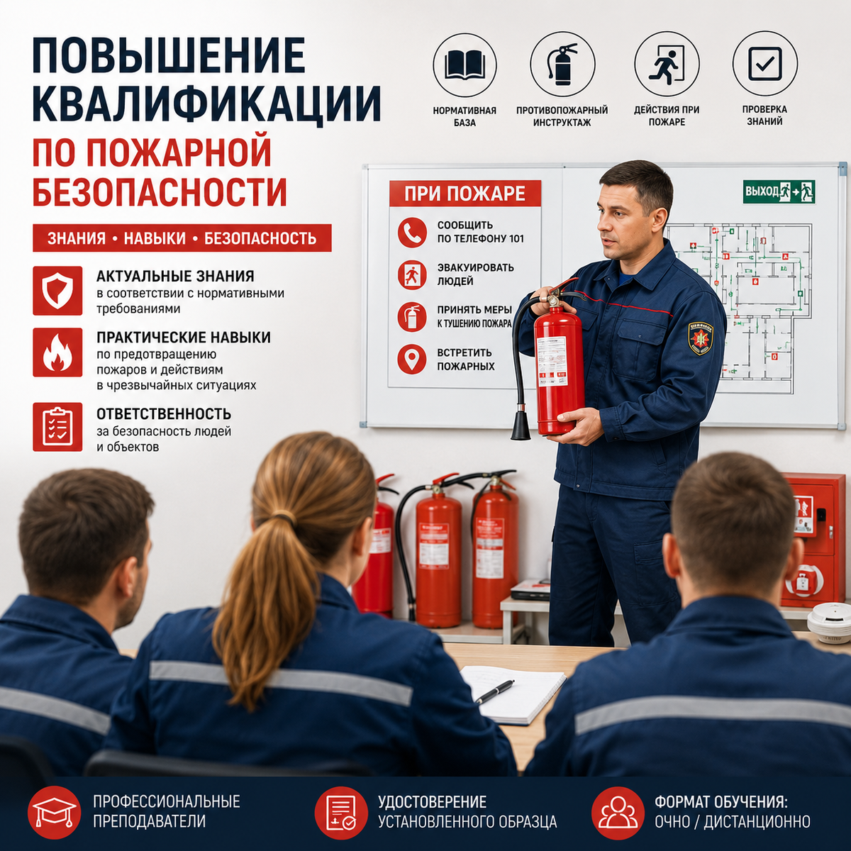 Курсы повышения квалификации по Пожарной безопасности