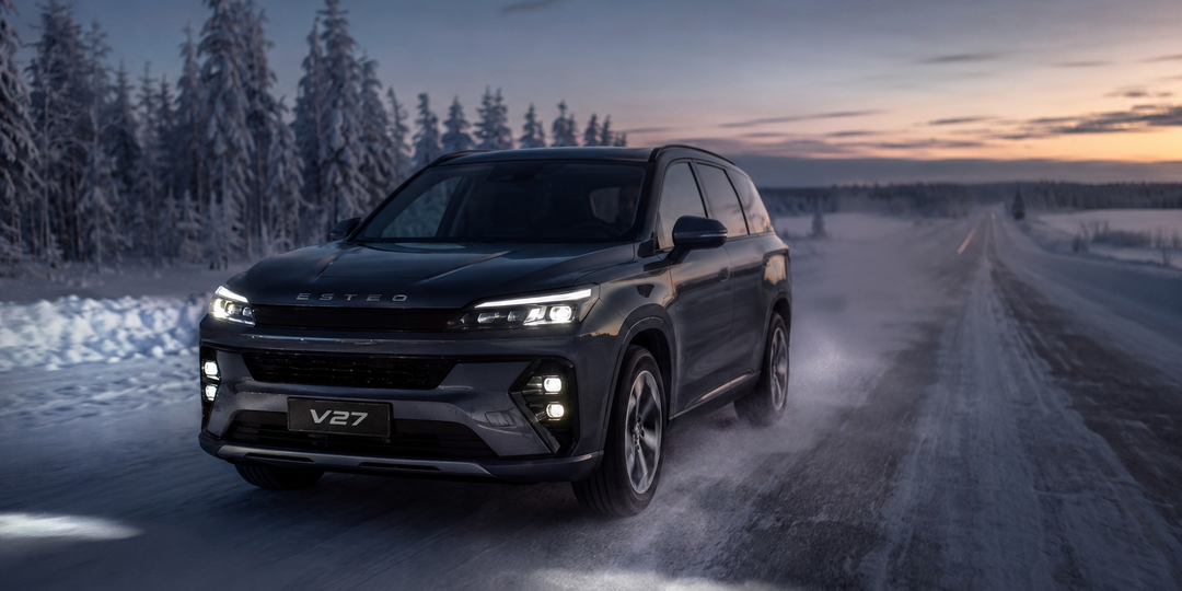 За рулём с розеткой в кармане: гибрид Esteo V27 готовится штурмовать российское бездорожье