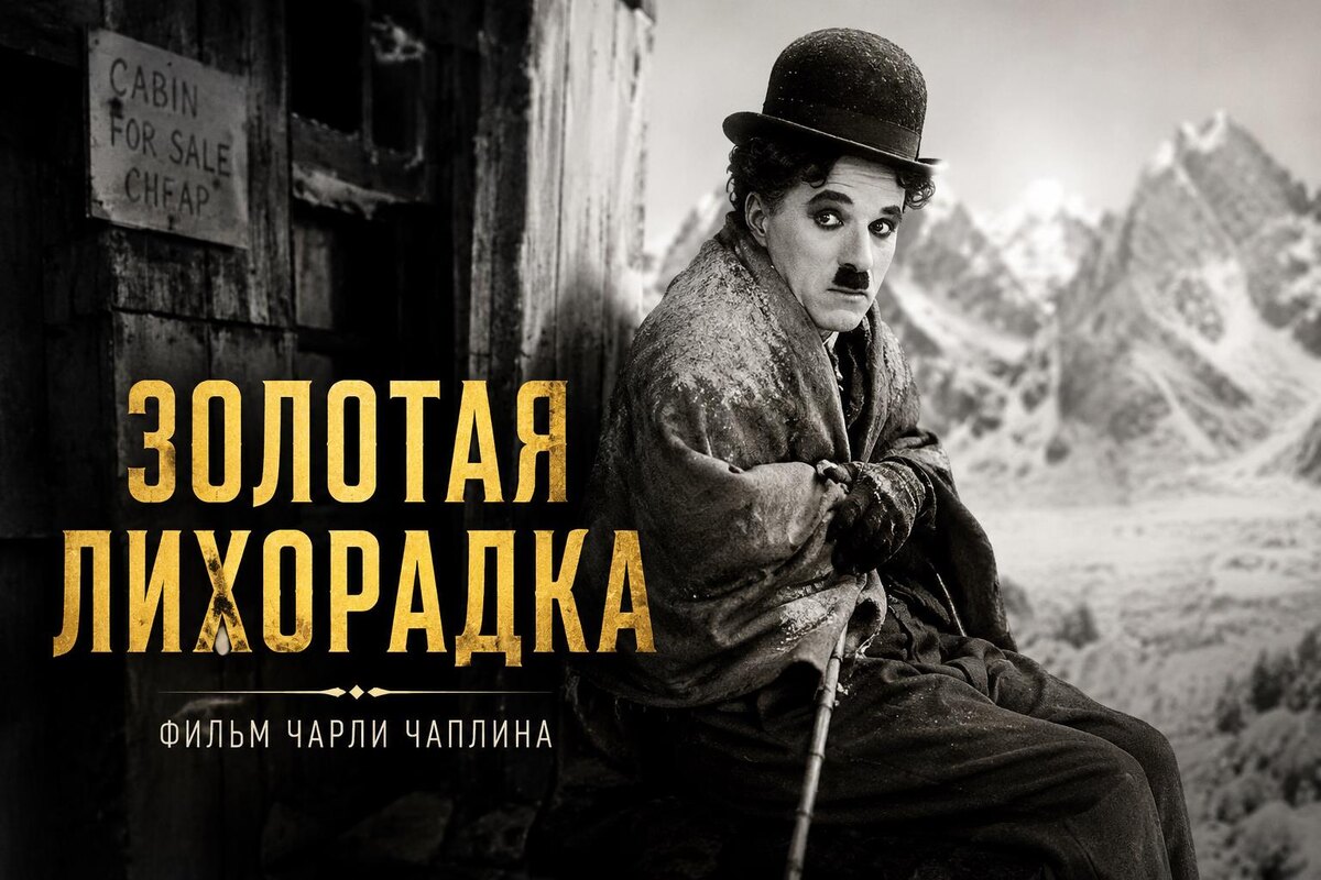 «Золотая лихорадка» с Чарли Чаплином