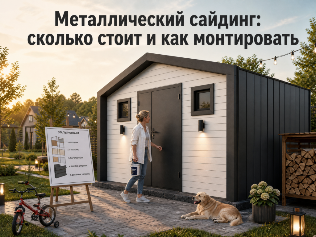    Металлический сайдинг с имитацией деревянного покрытия: эстетика и долговечность. hozblock