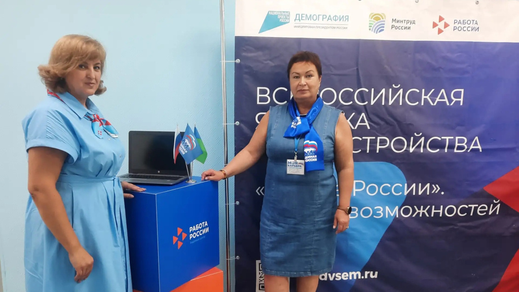    Женское движение «Единой России» помогло югорчанам искать работу на ярмарке трудоустройства