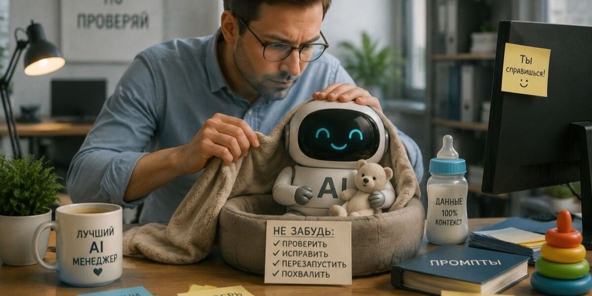 Присмотр за работой нейросети и исправление ее ошибок становится новой нагрузкой для сотрудников. Источник: нейросеть📷
