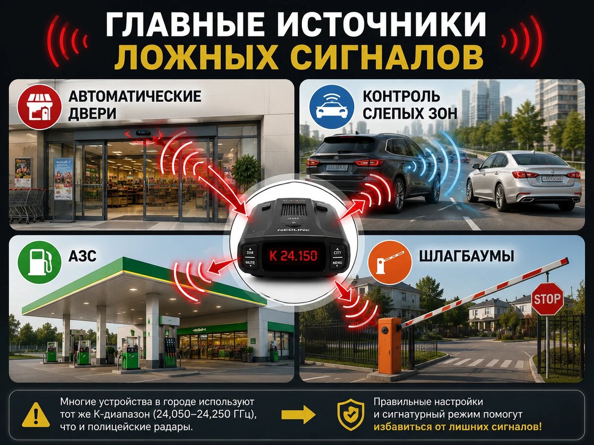 Источники ложных срабатываний