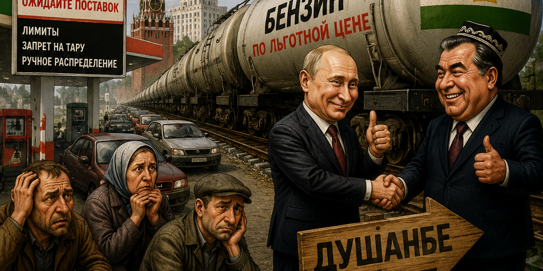 Инсайдер: «РФ согласилась помочь Душанбе дополнительными поставками бензина по льготной цене»