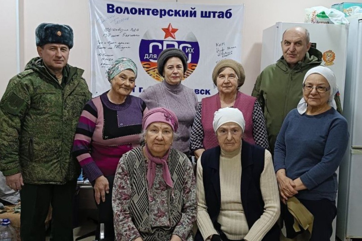    Еще в марте военком Альметьевска Руслан Корников (слева) и его зам Владимир Зайцев (справа) посещали штаб волонтерской организации «Для СВОих». взято с сайта veterany.tatarstan.ru