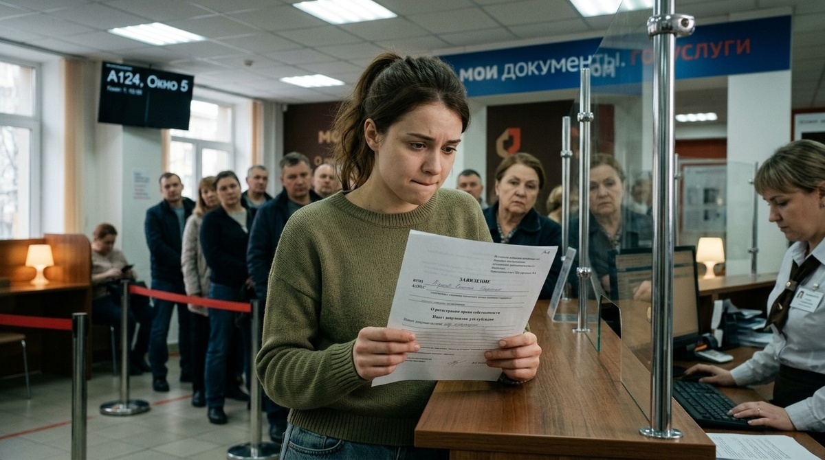 в МФЦ на меня посмотрели так, что я сразу поняла