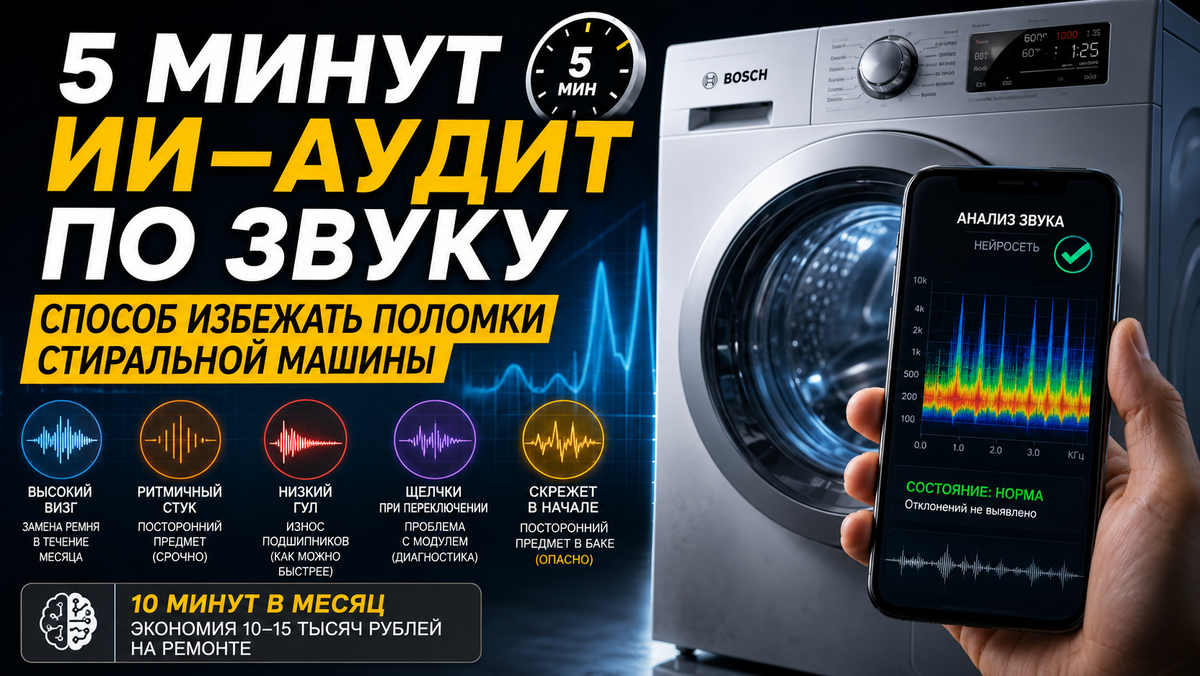 алгоритм сравнивает спектрограмму звука