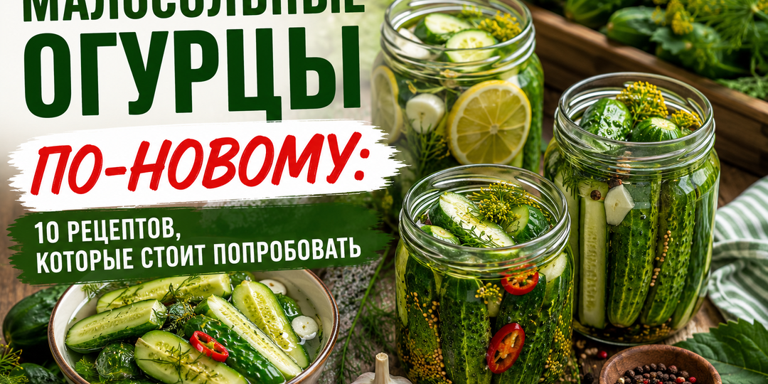 Малосольные огурцы по-новому: 10 рецептов, которые стоит попробовать