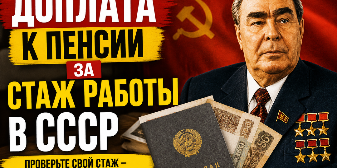 Если вы работали в СССР этот стаж может увеличить размер вашей  пенсии. Проверьте себя.
