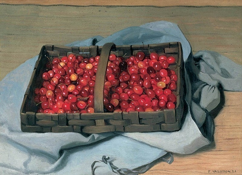 Феликс Валлотон "Корзина вишни" (1921)