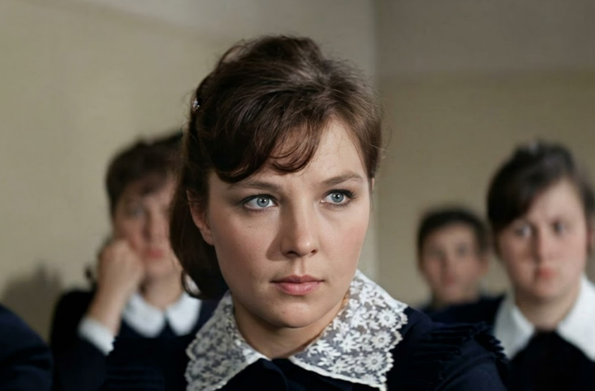 Ольга Остроумова в фильме "Доживем до понедельника", 1968 год