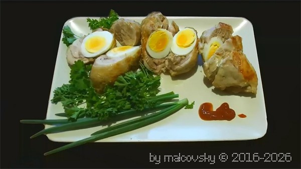 Куриные ножки фаршированные яйцом