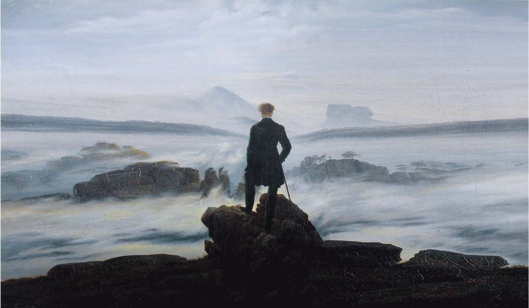 «Странник над морем тумана», Каспар Давид Фридрих. 1817–1818 гг.