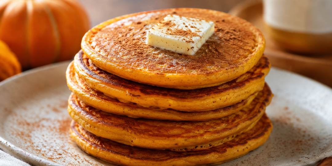 Тыквенные кето-панкейки: мягкий завтрак без муки