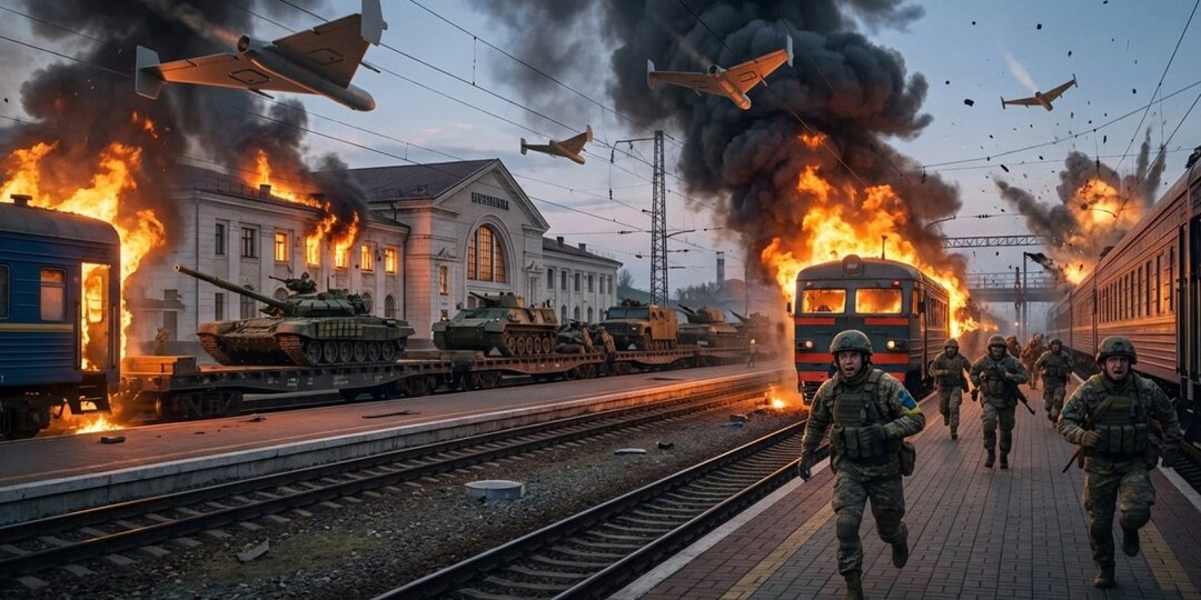 В труху: Больше никаких поблажек. Россия разнесла локомотивы ВСУ