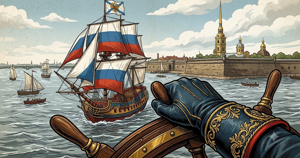 "Полтава" на Неве: как Пётр I лично спускал на воду первый линейный корабль и рождал грозу Балтики