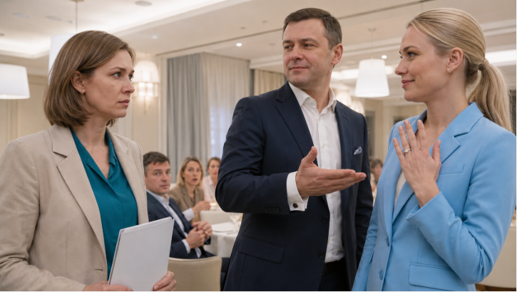 Муж на корпоративе объявил о помолвке с коллегой, на её руке было кольцо, которое жена выбирала для его матери