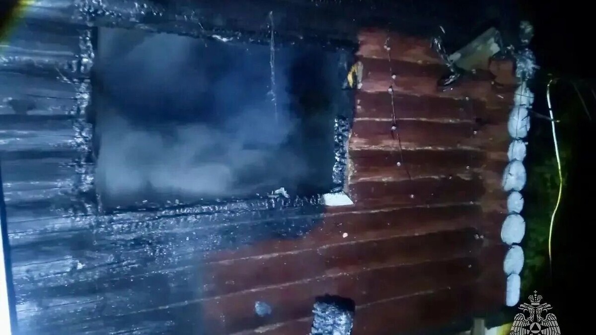    Сгоревший садовый дом в СНТ «Электроник»   МЧС Удмуртии