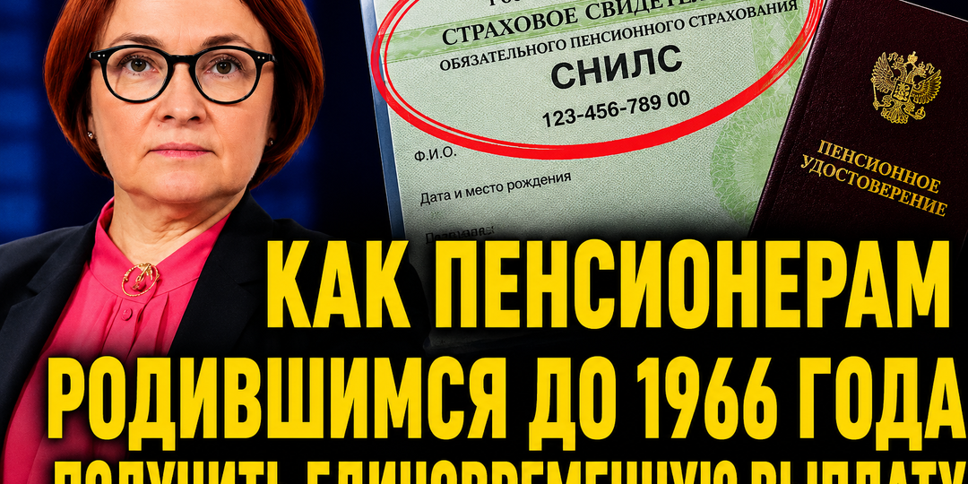 Пенсионеры, рожденные до 1966 года не знают, что могут получить единовременную выплату. Как оформить деньги законно?