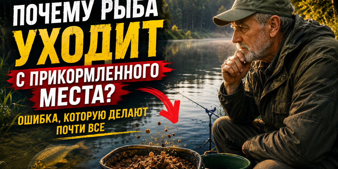 Почему рыба уходит с прикормленного места: старый рыбак объяснил ошибку, которую совершают почти все