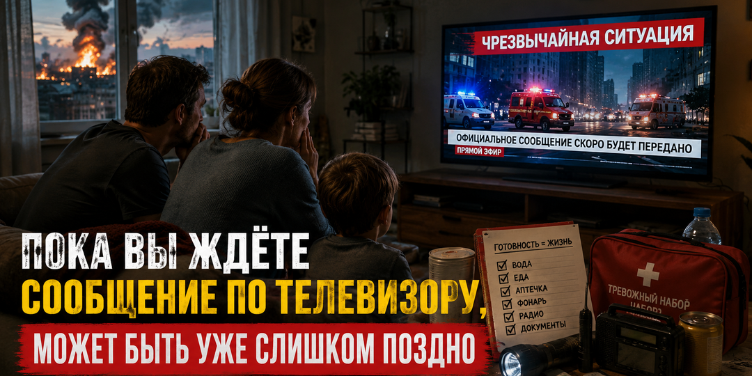 Почему ждать указаний по ТВ — одна из самых опасных ошибок во время ЧС