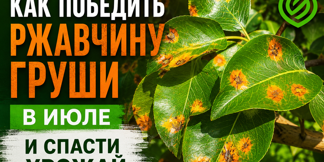 Как победить ржавчину груши в июле и спасти урожай