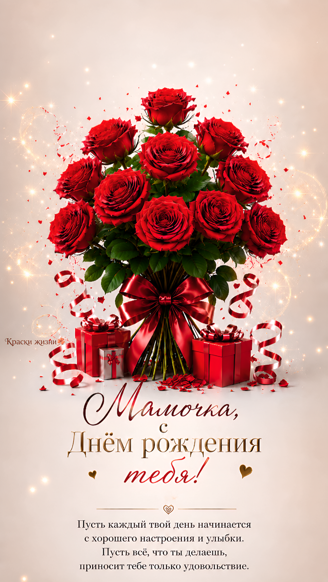 С днем рождения, мамочка 