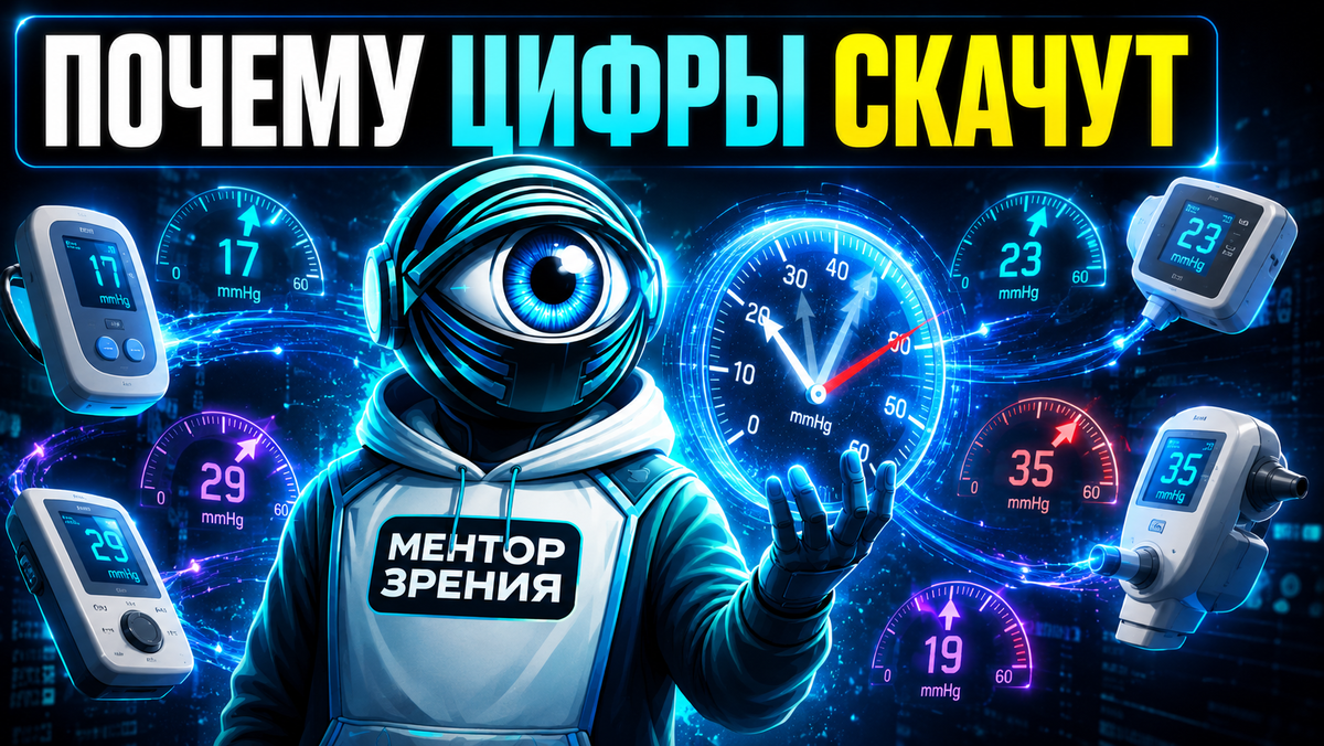 Почему внутриглазное давление гуляет от визита к визиту