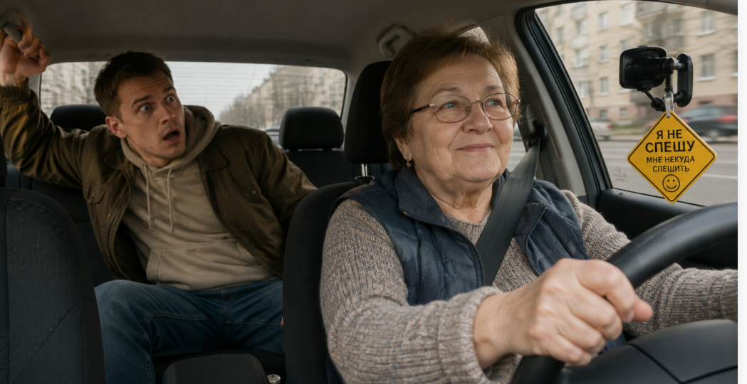 В 60 лет сдала на права и стала таксисткой