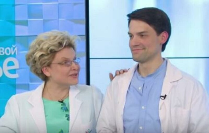 Елена Малышева и ее сын Юрий 