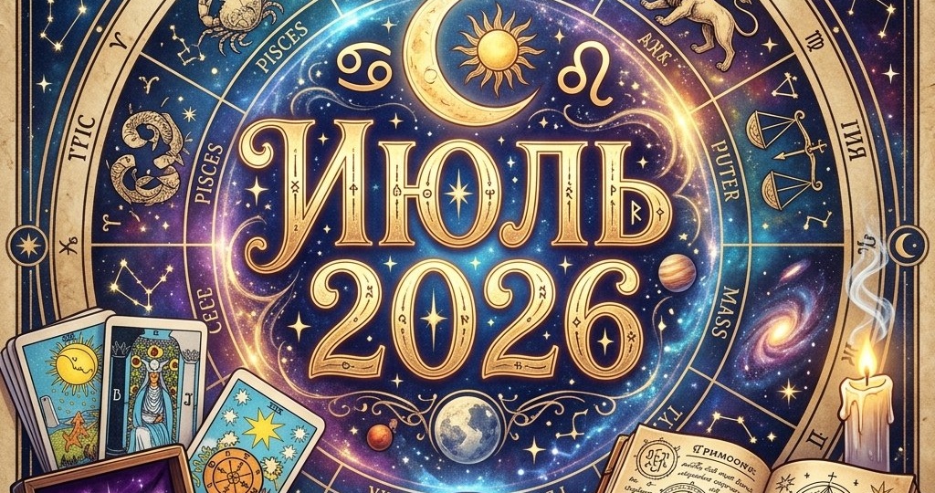 ИЮЛЬ 2026: самые сильные дни месяца для любви, денег и духовного роста
