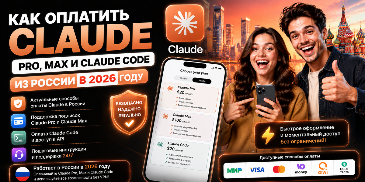 Как оплатить Claude из России в 2026 году