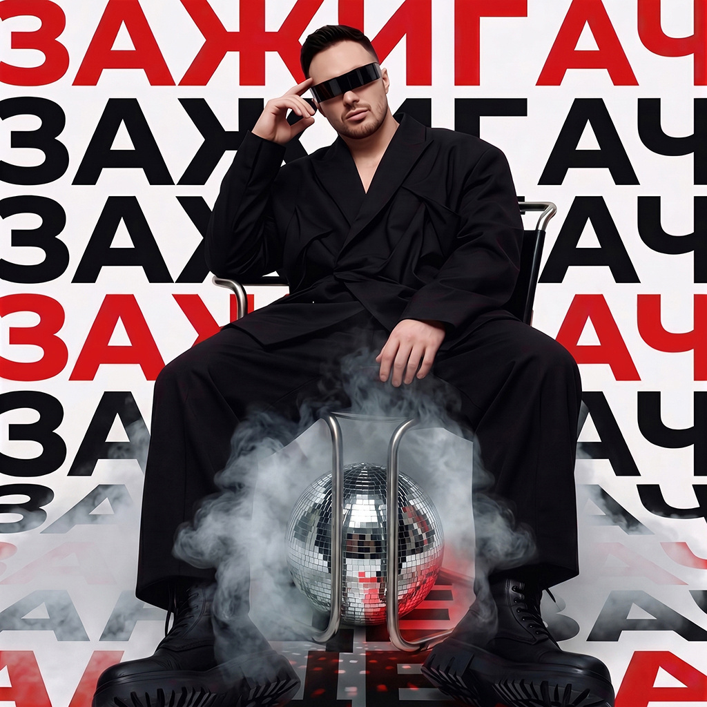 Официальная обложка сингла Макс Светский — Зажигач