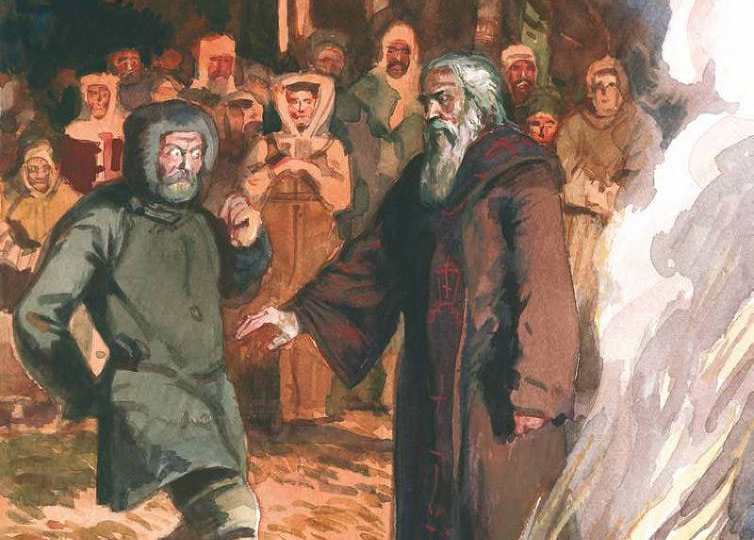 Как святой Стефан Пермский едва не вошел в костер, чтобы доказать правду Божию