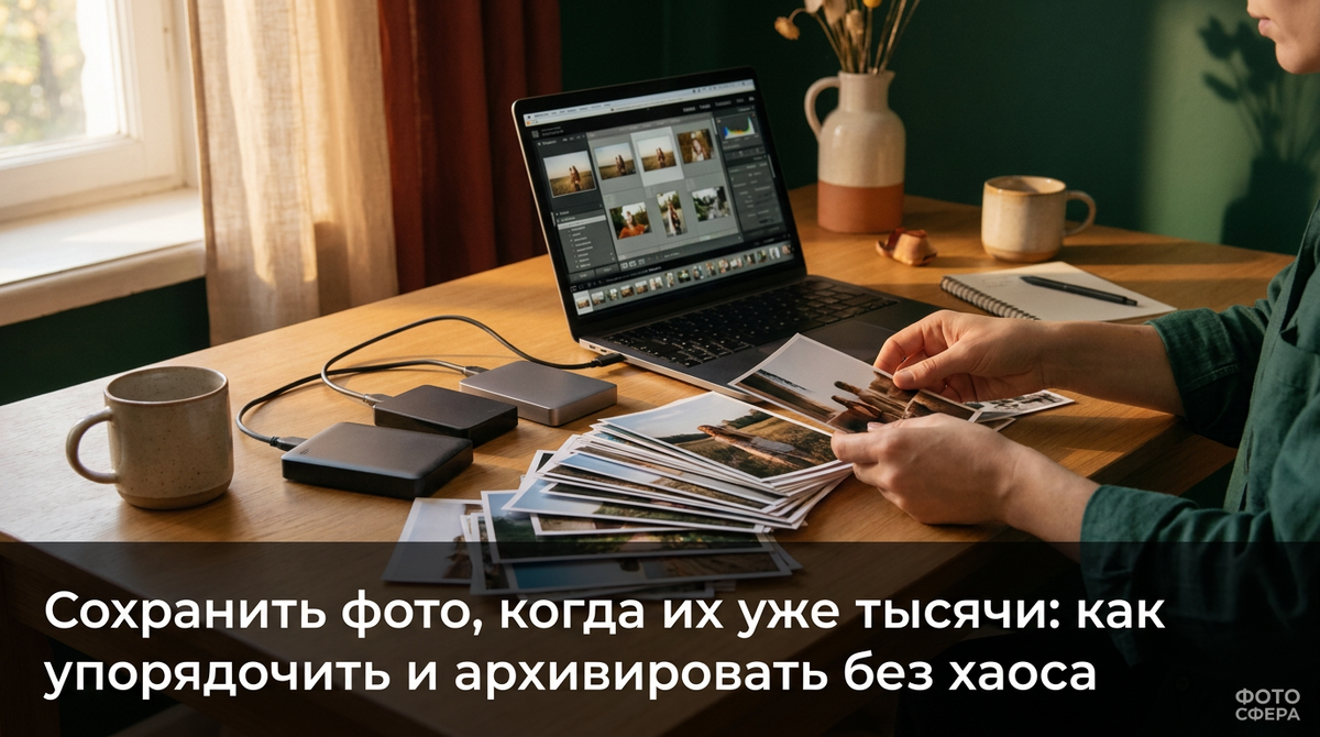 Сохранить фото, когда их уже тысячи: как упорядочить и архивировать без хаоса