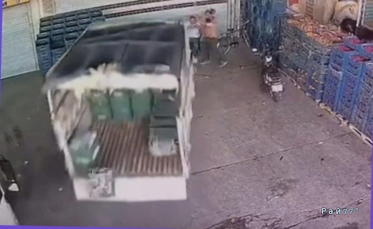   Фото - скриншот с видео, снятого на месте происшествия