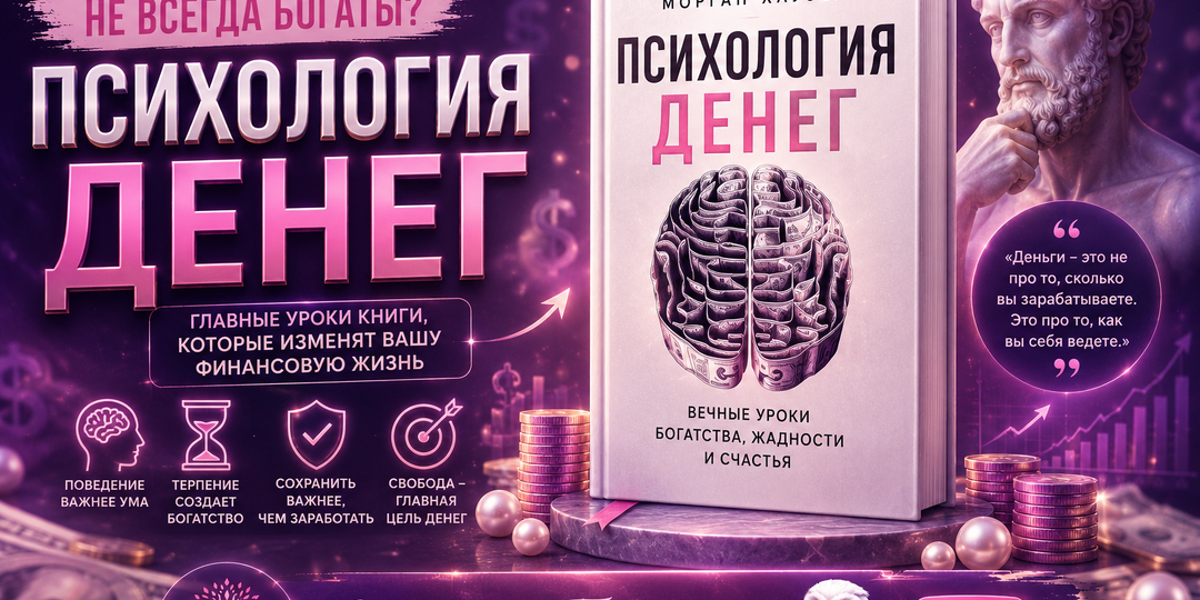 Психология денег: Психологический обзор-анализ книги Моргана Хаузела