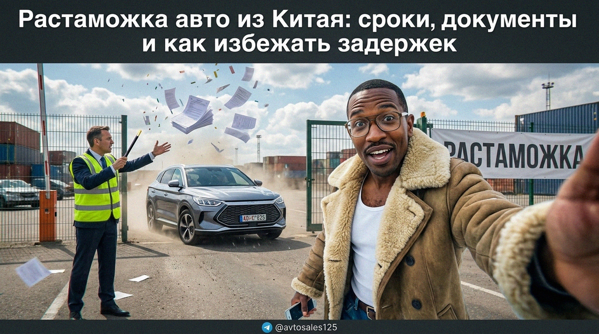    Как избежать задержек при таможенном оформлении авто из Китая Авто Сейлс