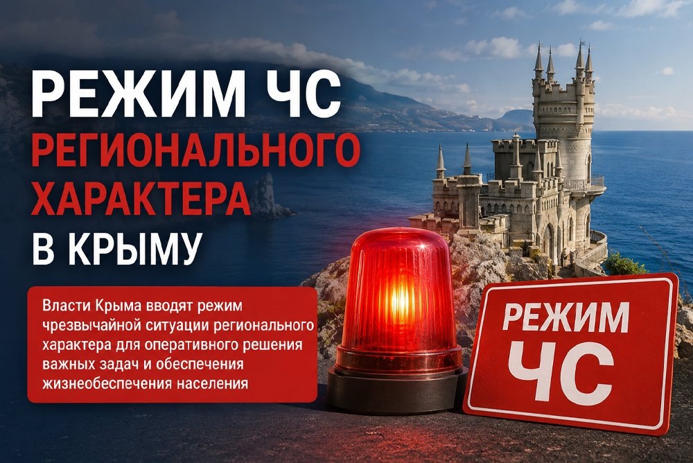    Режим ЧС регионального характера в Крыму Фото: @ Фото: Фрол Тарновский / NewsFrol