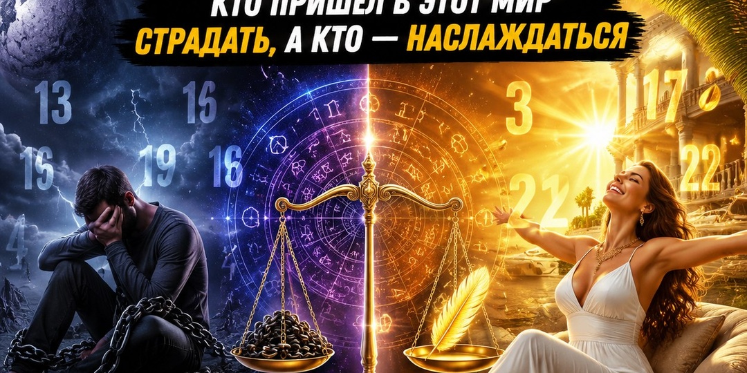 Кармический долг по дате рождения: кто пришел в этот мир страдать, а кто — наслаждаться.