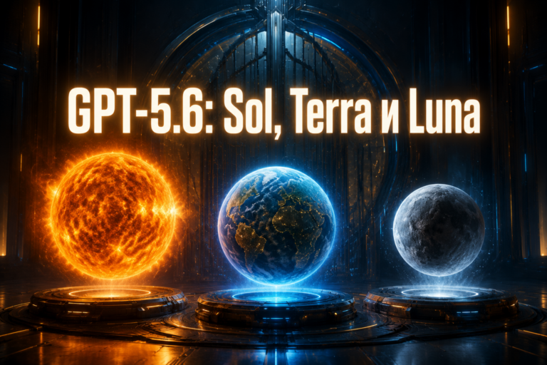    Обложка статьи ProAI: GPT-5.6: модели Sol, Terra и Luna — что меняет релиз OpenAI