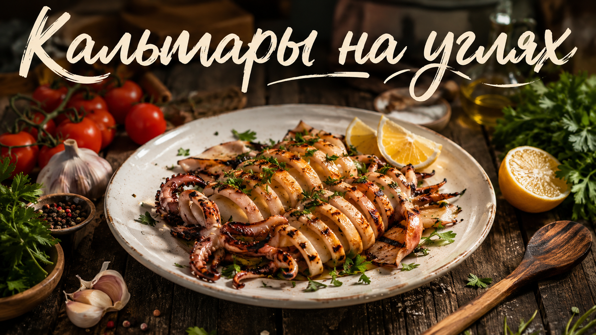 Кальмары на углях