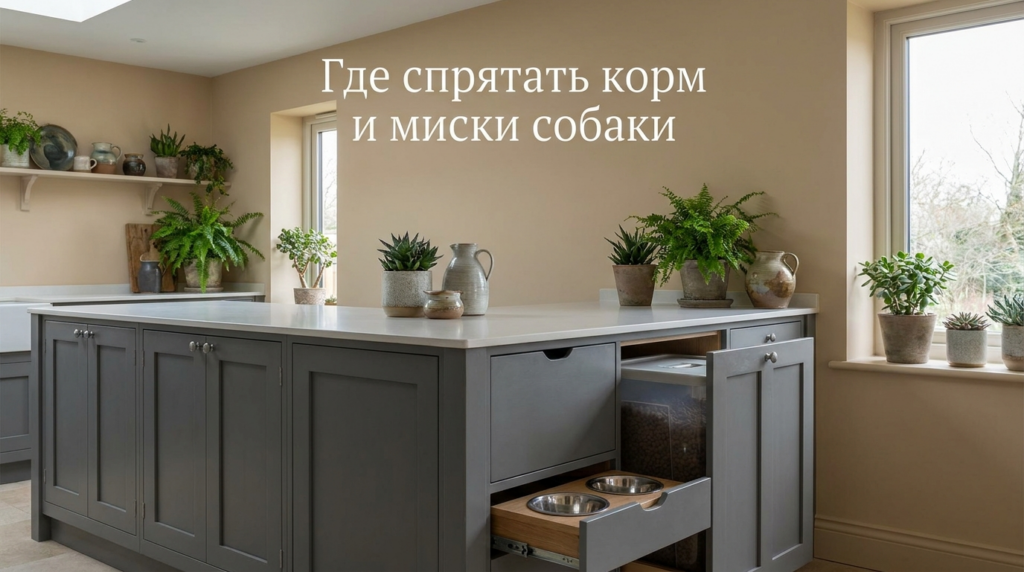   Правильная организация зоны кормления для крупных пород собак MDKUHNY