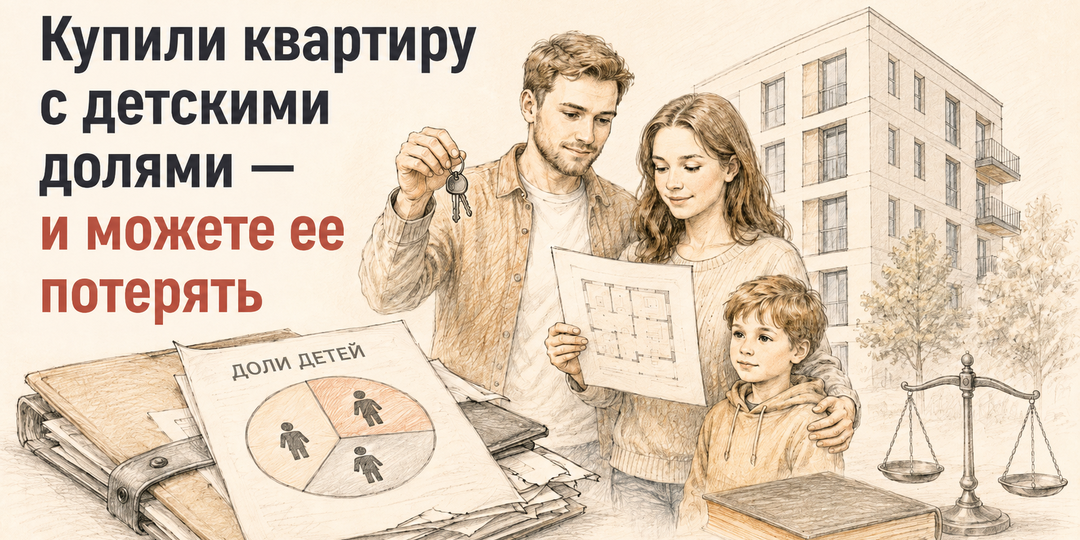 Купили квартиру с детскими долями — и можете ее потерять: Верховный суд указал на опасную ошибку покупателей