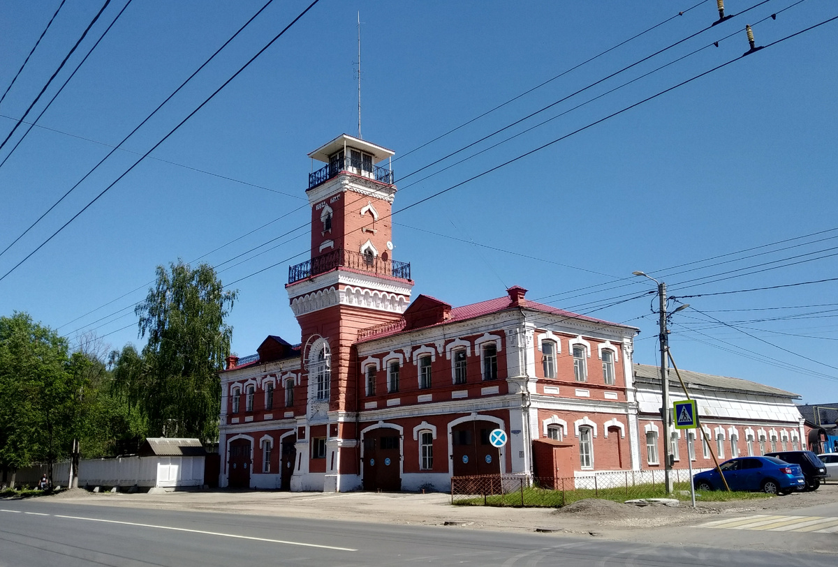 Здание пожарной части в г. Ковров в 2025 году, фото автора